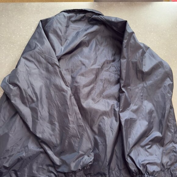 NFL Team Apparel Cowboys Black Coaches Windbreaker Jacket - Size XXXL - Picture 4 of 13